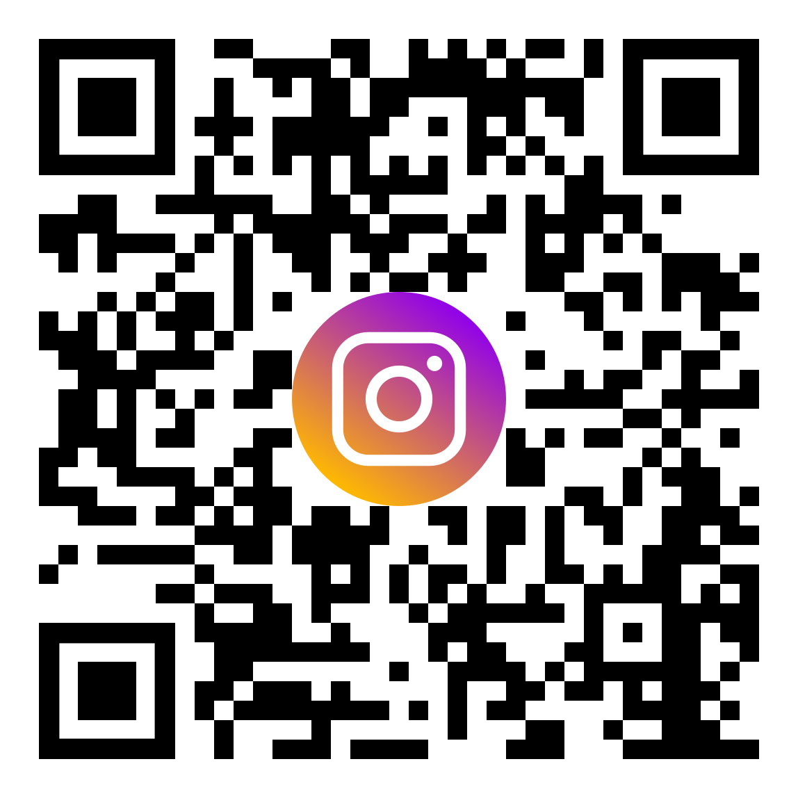 qr code BBM Instagram